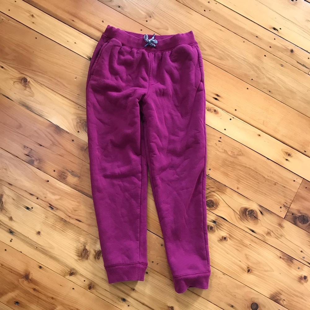 Lands’ End Sherpa Lined Joggers Size M (10-12)